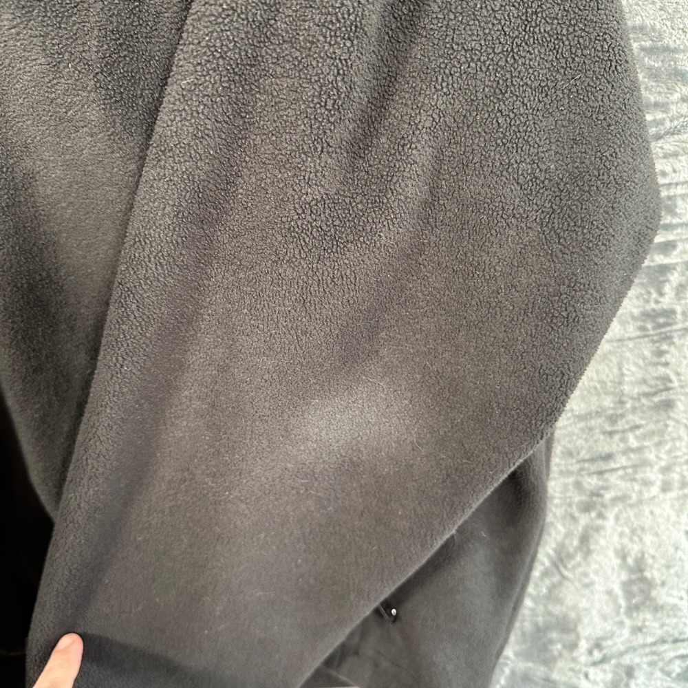 Columbia Fleece Jacket Mens Large Black‎ Full Zip Outdoor Hiking Midweight L - Picture 4 of 5